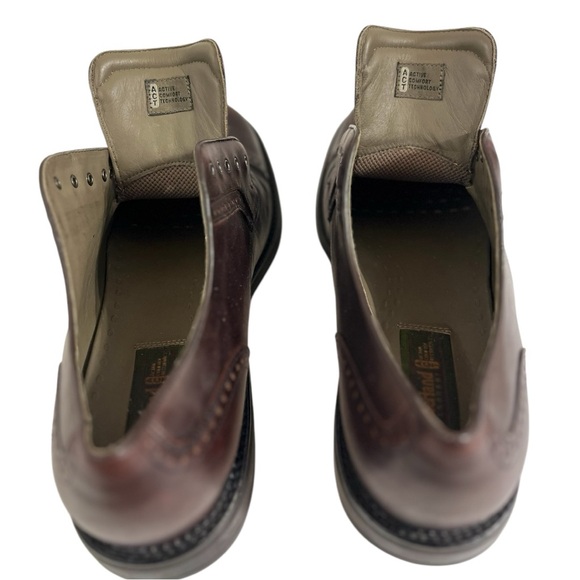 Timberland Waterproof Brown Leather Comfort Oxfords Men’s Lace Up Shoes - Picture 8 of 13